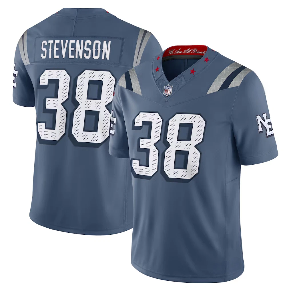 Men's Patriotss Storm Blue 2025 Rivalries Collection Limited Stitched Jersey