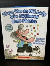 SCHOLASTIC THERE WAS AN OLD WOMAN WHO SWALLOWED SOME PHONICS BOOK SET