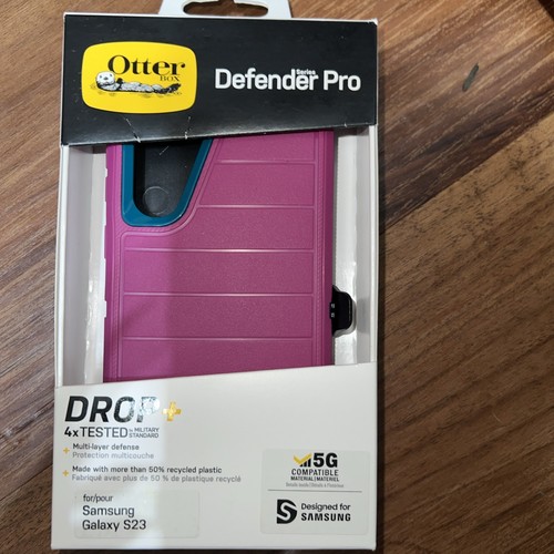 Otter Box Defender Pro For (Samsung Galaxy S23) Pink/purple - Picture 1 of 3