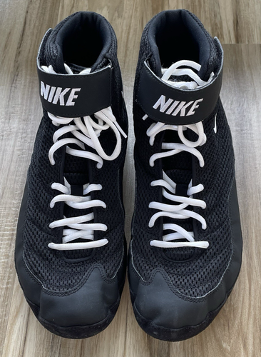 Nike Inflict Hombres Zapatos Atléticos de Lucha Talla 14 Negro Blanco 325256-006 - Imagen 4 de 10