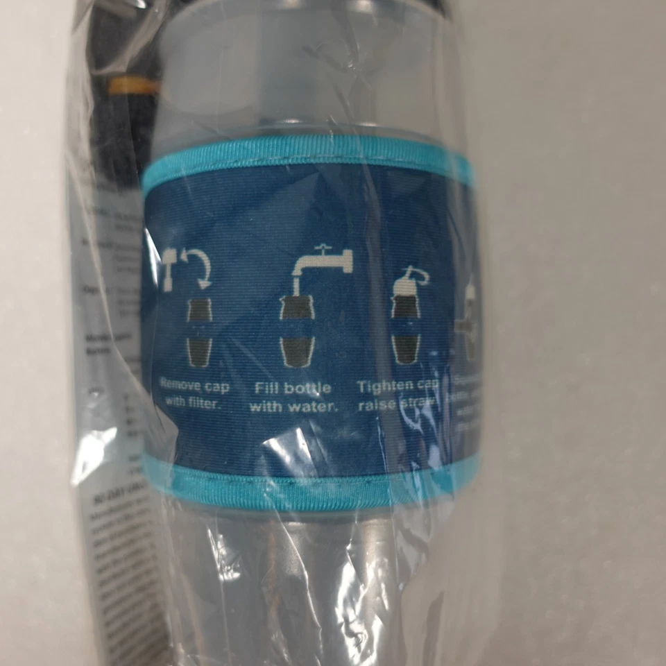 Seychelle 28oz Filtration Flip Top Pure Water Filter Squeeze Bottle NEW USA made - Image 3 of 4