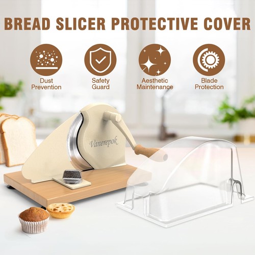 Manual Bread Slicer for Homemade Sourdough Bread Versatile Hand Crank Bread S... - Picture 7 of 8