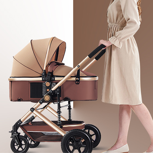 Baby Stroller Lightweight Compact Foldable Travel Pram Easy Carry on Plane khaki - Picture 3 of 19
