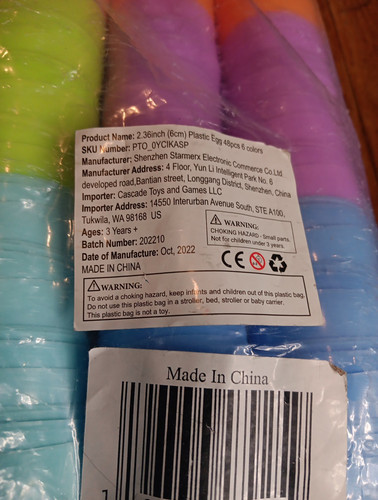 75+ Stück Großpackung befüllbare Kunststoff bunte Ostereiersuche Eier mehrere Farben - Bild 5 von 8