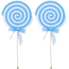  2 Stück Lollipop Prop Simulation Lollipop Festliche Foto Requisite Party Fake