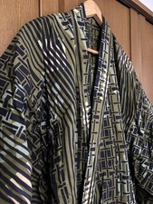 Men's Yukata L size with Obi New Unused Cotton 144cm 70cm fit 170cm