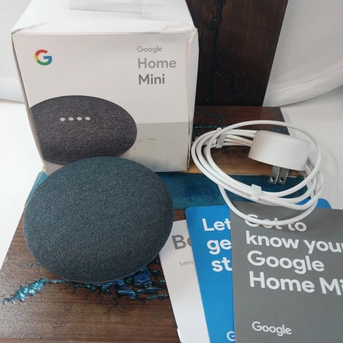 New Google Home Mini Smart Assistant Speaker Grey 1st Gen