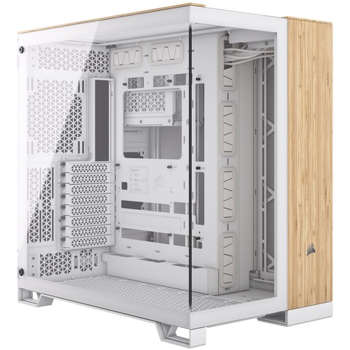 Case Corsair 6500X Midi TG White/Bamboo