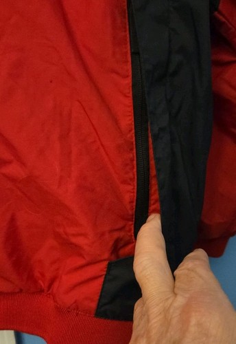 Nike Team Maryland Terrapins Terps Red Black Line Pullover XL Windbreaker Jacket - Picture 7 of 20