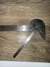 Craftsman Rule Gage Protractor Drill Point Center Finder 9-4026 Vintage USA