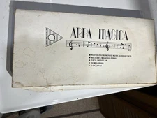 15 String Harp Arpa Magica Wooden 16.5” x 8” W/ Music Sheets Made in Mexico
