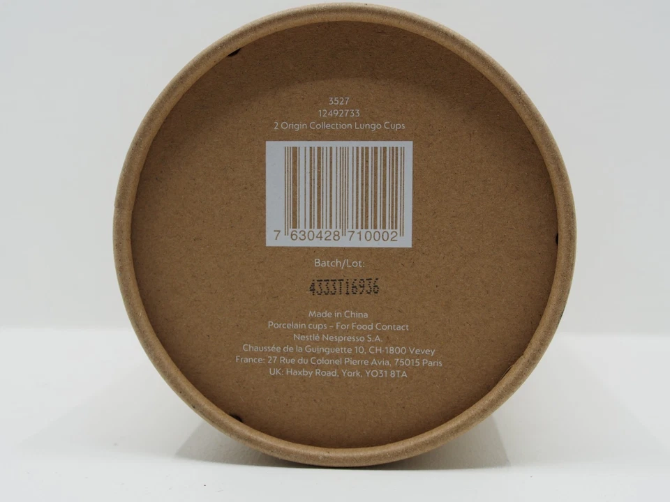 Juego de 2 tazas Lungo Nespresso Origin Collection, diseño India Mahdavi, totalmente nuevas Foto 3 de 4