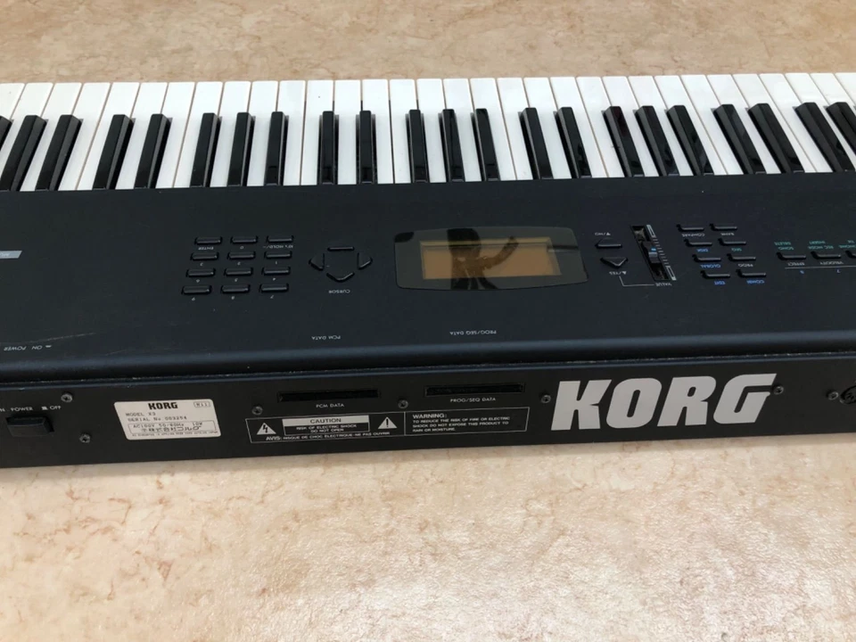 KORG X3 Synthesizer Music Workstation Used fromJapan - Image 4 of 4