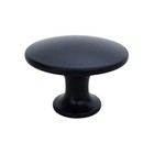10 Pack 1.24 Black Slim Round Knobs, 31.5mm, Bathroom, Kitchen, Closet, Pulls