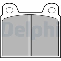 Delphi Bremsbelagsatz, Scheibenbremse Vorderachse U.A. FüR Alfa Romeo, BMW