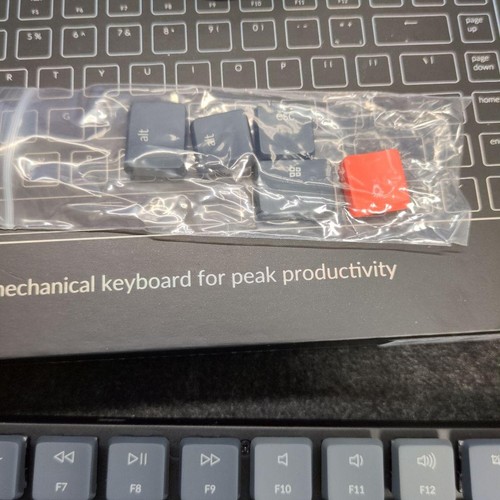Keychron K3 US Layout Low Profile Red Switch Biała klawiatura podświetlana - Zdjęcie 6 z 7