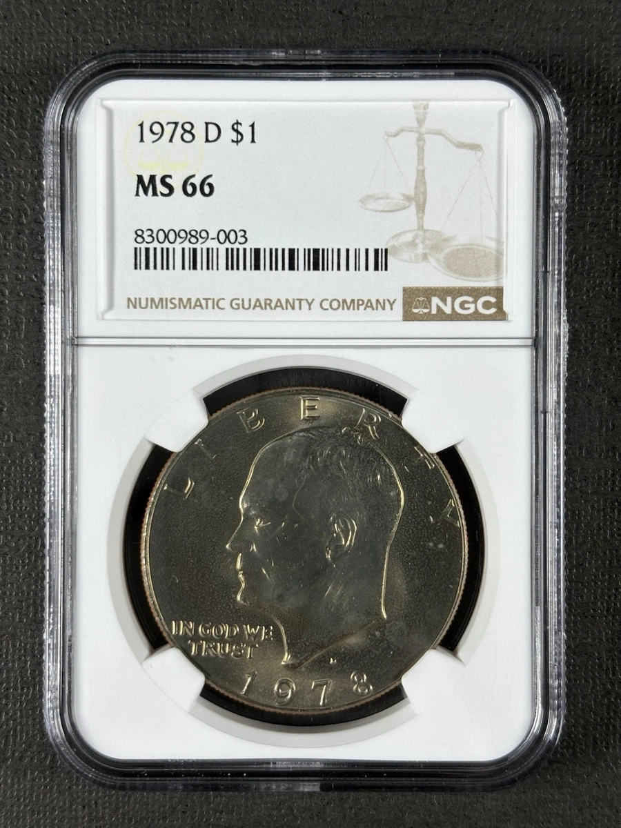 MS 66 Graded 1978 Eisenhower Dollars (1971-1978) for sale | eBay