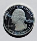 2010 S Proof Yellowstone Washington Quarter 90% Silver United States Mint Coin 2