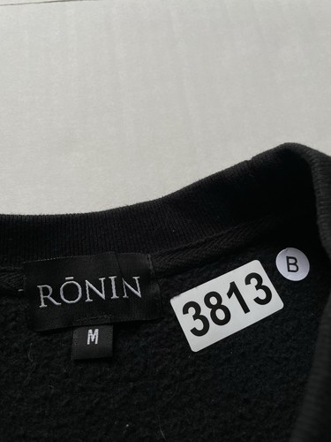 Ronin Division Sweater Mens M Black Thanks 4 The Memories Crossgrain Crew Neck - Picture 7 of 8