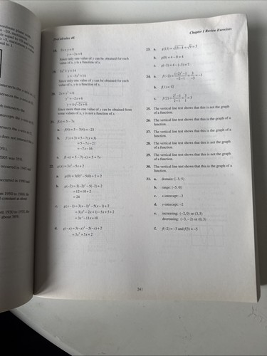 Instructor's Solutions Manual Volumes1 Blitzer Precalculus - Bild 6 von 8