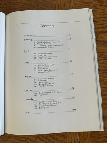 Vintage 1992 Country Home Collection Hardcover Book - Imagen 3 de 5