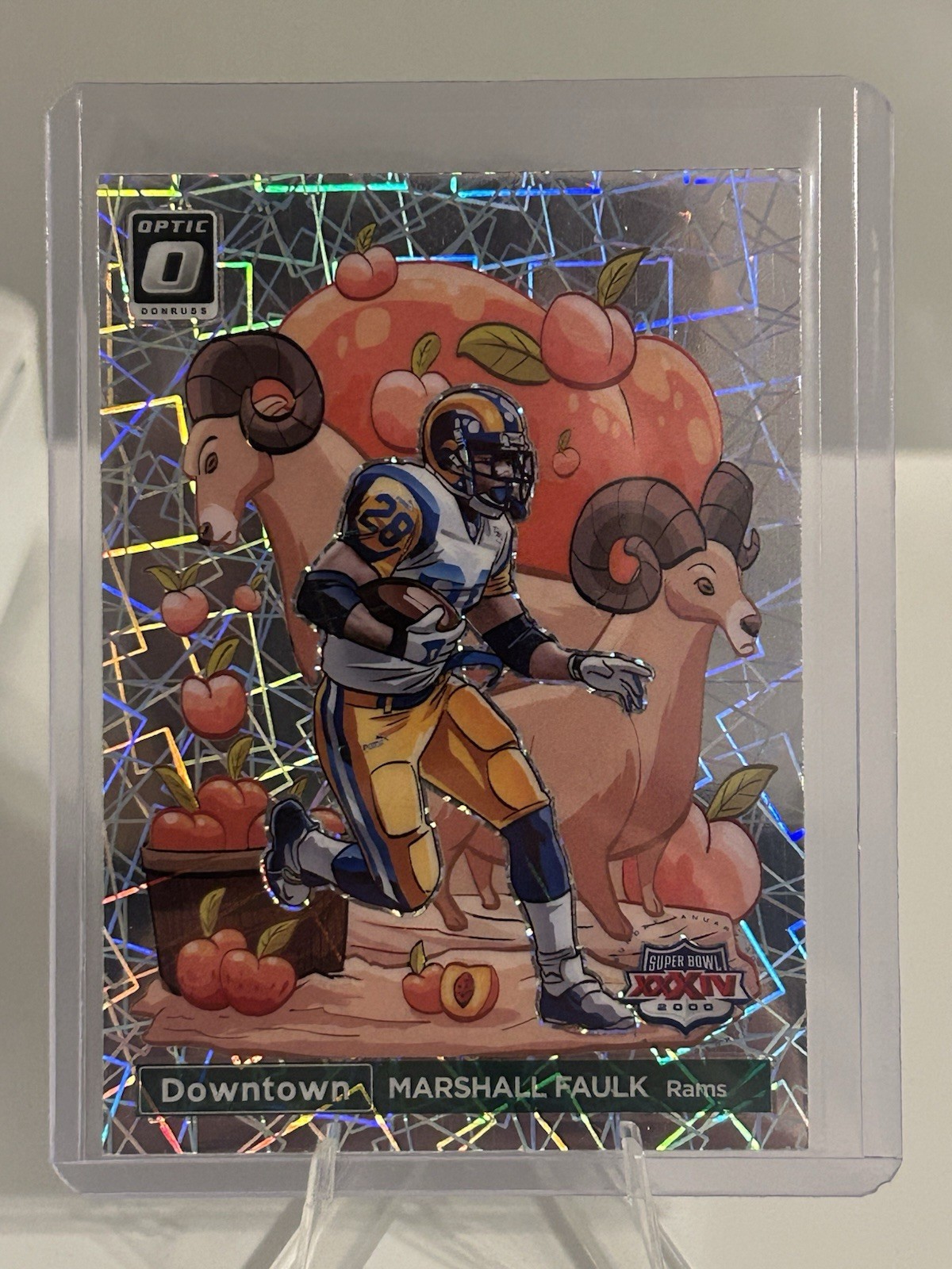 2023 Panini Donruss Optic - Super Bowl Downtown Marshall Faulk #SBD-MF