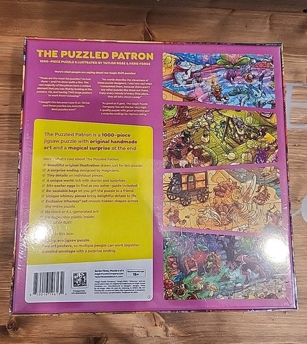 The Puzzled Patron 1000 Teile Magic Shift Puzzle, Brandneu - versiegelte Verpackung! - Bild 4 von 5