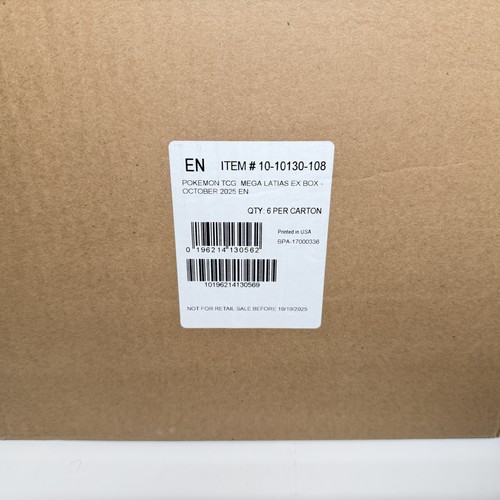 Pokemon TCG 2015 Mega Latias EX Collection Box Case Of 6 Factory Sealed - Bild 2 von 3