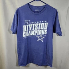 Vintage Dallas Cowbos T-shirt Mens Medium Blue Pro Line Fanatics NFC Champ Tee