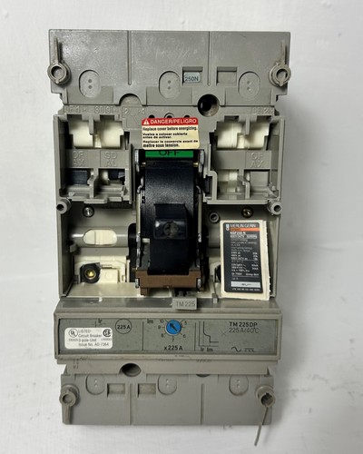 Merlin Gerin NSF250 N 225A Compact Circuit Breaker w/ Stabs NSF250N 3P 225 Amp - Picture 3 of 6