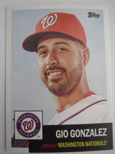Washtington Nationals Set of 7 Topps Archive 2016 Baseball Card Senators - Picture 4 of 8