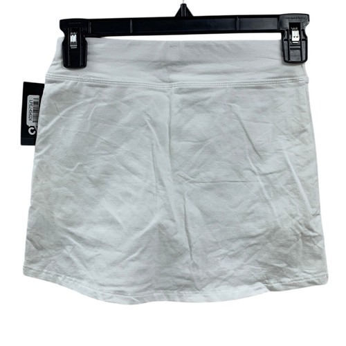 New Art Class Girls Medium (8) White Stretch Cotton Spandex Athletic Skorts - Picture 2 of 3