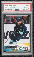 2022 Upper Deck Series 1 Young Guns Matty Beniers #213 PSA 10 GEM MT Rookie RC