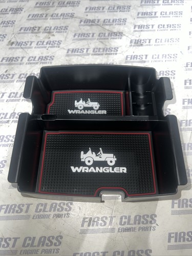 Jeep Wrangler OEM Interior Center Console Accessories Rubber Genuine Jeep Insert - Picture 2 of 6
