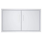 Silver Double Door Home Doors