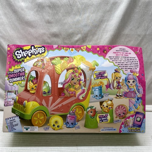 Shopkins Shoppies Piña Lirio Batido Camión Juego Muñeca Coche NUEVO - Imagen 18 de 24