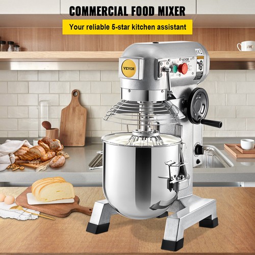 VEVOR Food Dough Mixer 33L Planetary Stand Mixer Cake Bread Egg Beater Whip - Picture 2 of 12