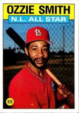 1986 Topps All Star #704 Ozzie Smith St. Louis Cardinals MLB Baseball Wizard HOF