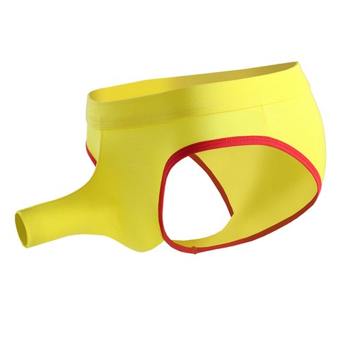 Sexy Mens Elephant Nose Pouch Briefs Ice Silk Underwear Panties Trunks Shorts - Picture 26 of 31