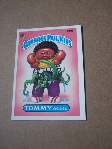 1987 Garbage Pail Kids series 8 Tommy Ache 331b GPK OS8 unchecked Checklist NM - Picture 1 of 2