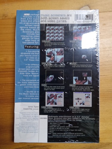 James Taylor Copperline Movie Screeners Interactive Entertainment 3.5 Diskette - Picture 2 of 2