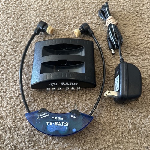 TV Ears WIRELESS HEADPHONES Cradle Power Supply 21502F eBay