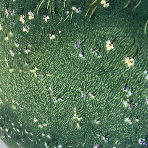 Vintage Cat Kitty Throw Pillows Green Grannycore Cottage Green Quilted 80s - Picture 16 of 19