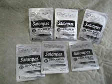 Salonpas 4% Pain Relieving Maximum Strength Gel Patch - 6 LOOSE 02/2027 FREEShip