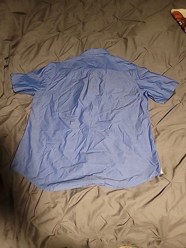 Boston Traders Shirt Mens Size XL Luxury Vintage Blue Button Up Collared Top - Picture 7 of 7