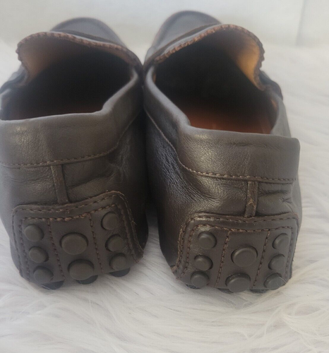 Gucci Größe 38,5/5 Herren dunkelbraun Diamant Leder Penny Slipper Halbschuhe - Bild 5 von 11
