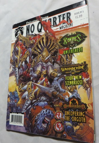 Warmachine Hordes privateer press No Quarter issue 5 orgoth 4 new scenarios  - Imagen 1 de 2
