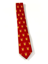 Harry Potter Neck Tie Mens Gryffindor Red and Gold Lion Hogwarts House Silk