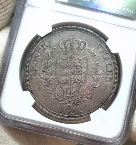 NGC Wurttemberg 1825 1 Thaler MS 62 Silver Coin Unc Germany Rare Coin and Grade - Picture 3 of 8