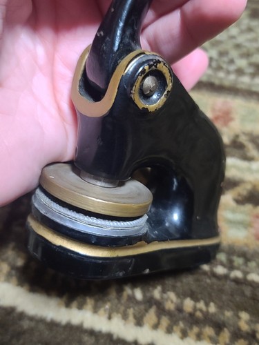 VTG Cast Iron Embossing Seal Stamp Mission Productions Inc. CA 1946 Movies - Picture 7 of 14